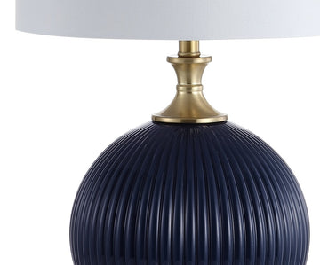Lucette 26.5" Glass/Crystal LED Table Lamp - JONATHAN Y